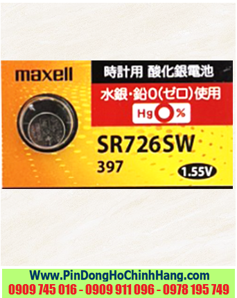 Maxell 397; Pin Maxell SR726SW